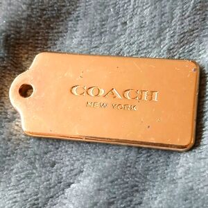 Coach Gold Hangtag